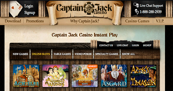 Captain Jack Casino Instant Play