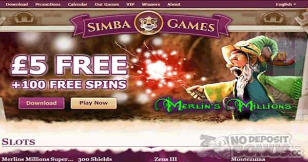 Simba Games Free Spins