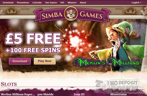 Simba Casino Free Spins