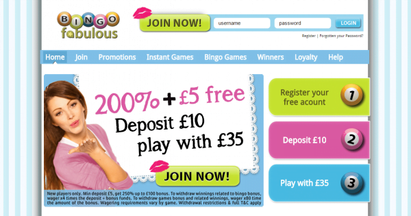 Bingo free money no deposit