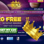 £20 + 200 spins – No Deposit Bonus at King Jackpot bonus code