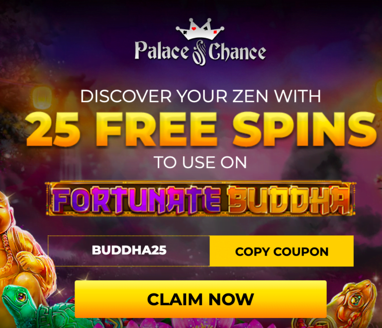 25 Free Spins at Palace of Chance No Deposit Bonus