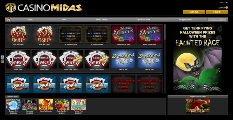 Casino Midas Sign Up Bonus