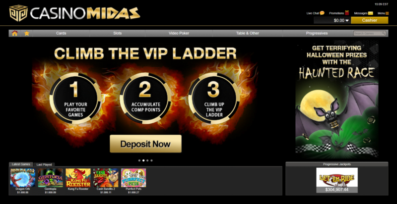 Casino Midas No Deposit Bonus Codes 2017