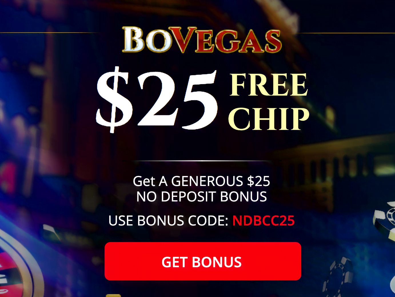 Bovegas casino login page