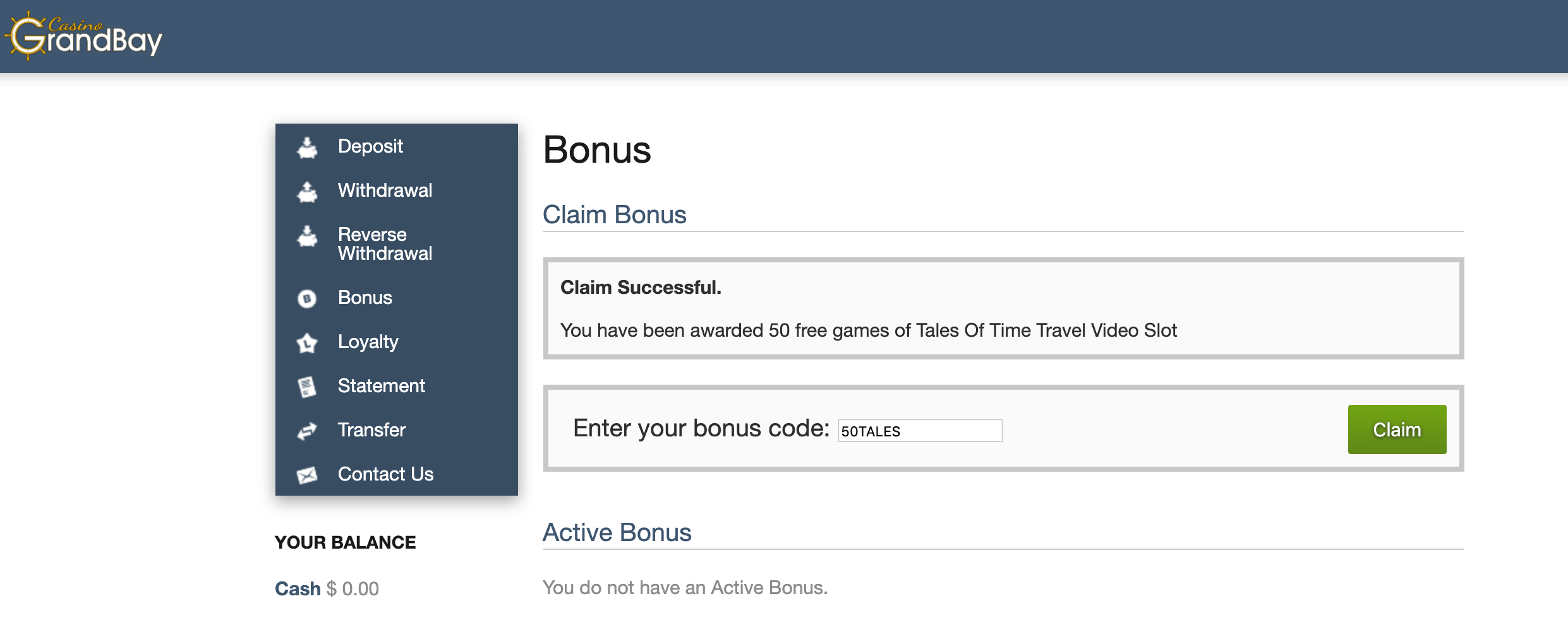 Grand prive bonus codes