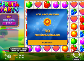 20 Free Spins at GetSlots