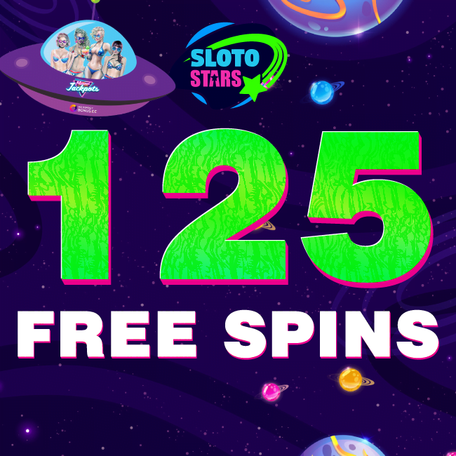 125 Free Spins at Sloto Stars No Deposit Bonus