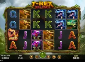 140 Free Spins on ‘T-Rex Wild Attack’ at Slots of Vegas